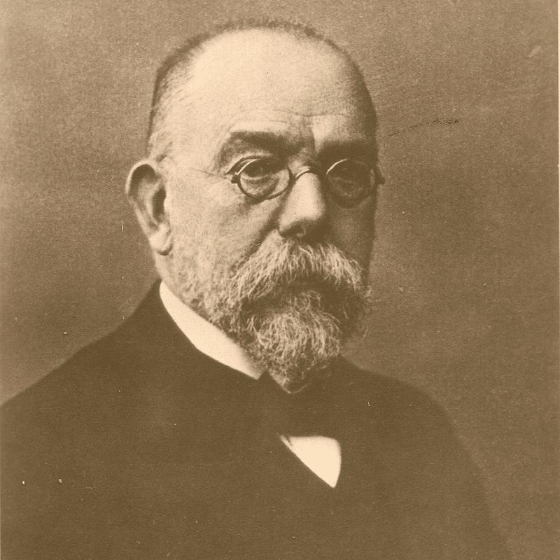 Zdjęcie portretowe Roberta Kocha. Wykonane około 1905 roku.