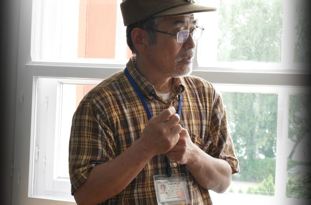 Hiroshi Kojima w Muzeum Marcina Rożka