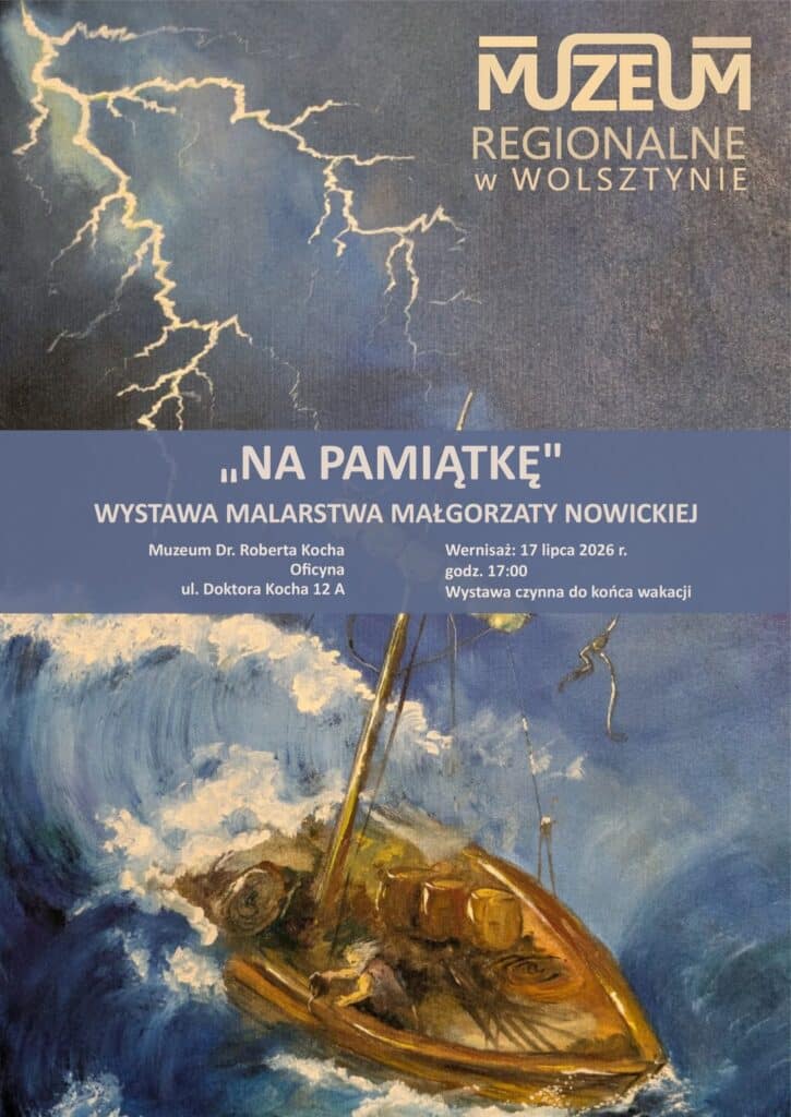 plakat wydarzenia. łódka na wzburzonym morzu.