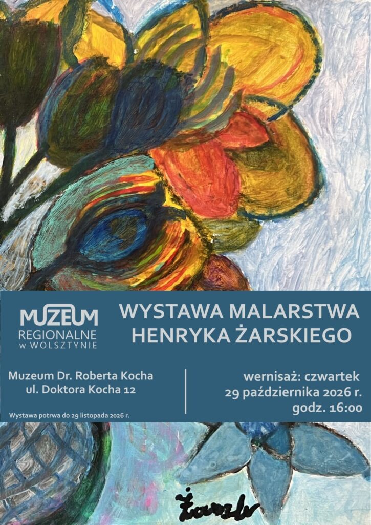 Plakat wydarzenia. Fragment obrazu Henryka Żarskiego